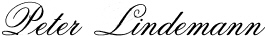 Peter Lindemann signature